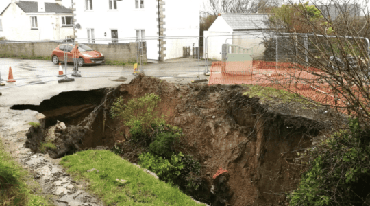 Mining hole near new home in Cornwall