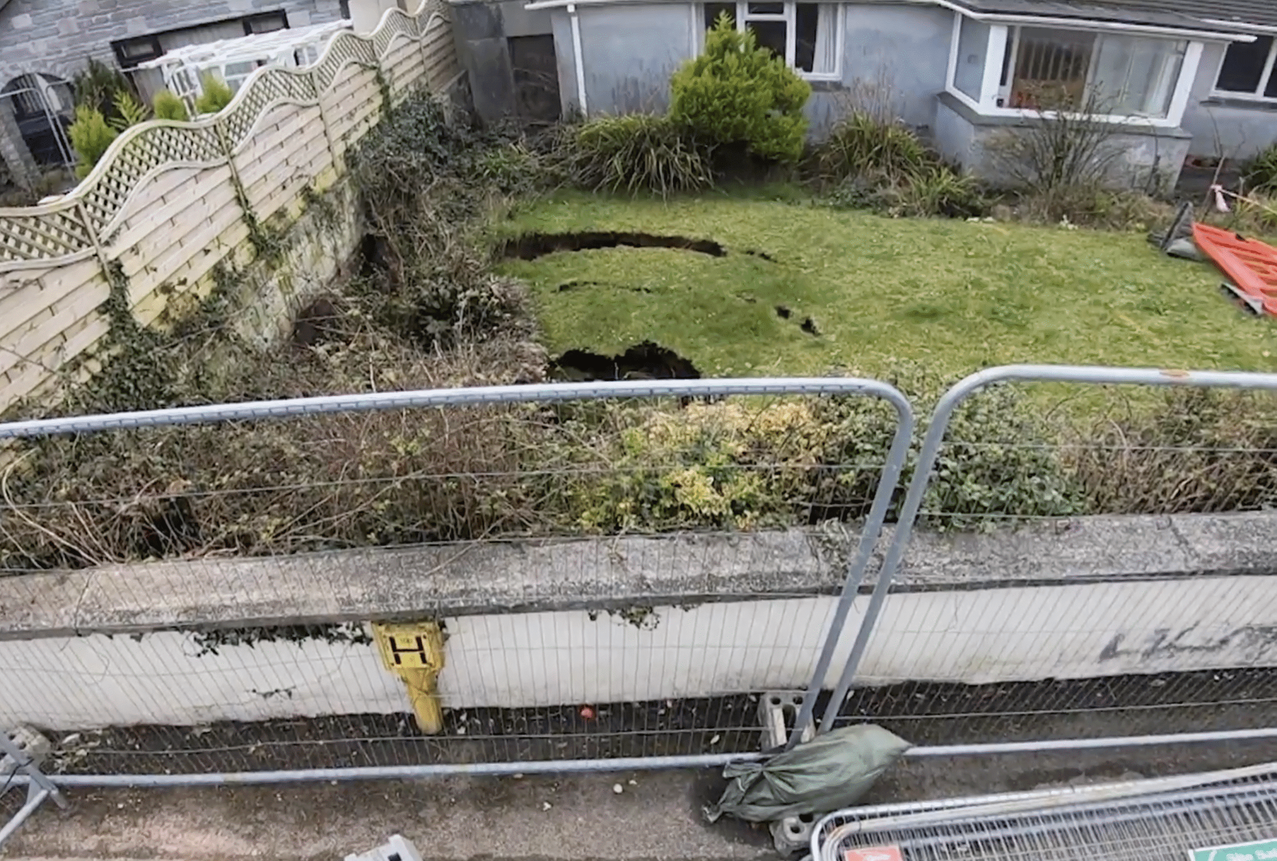 Redruth dramatic collapse